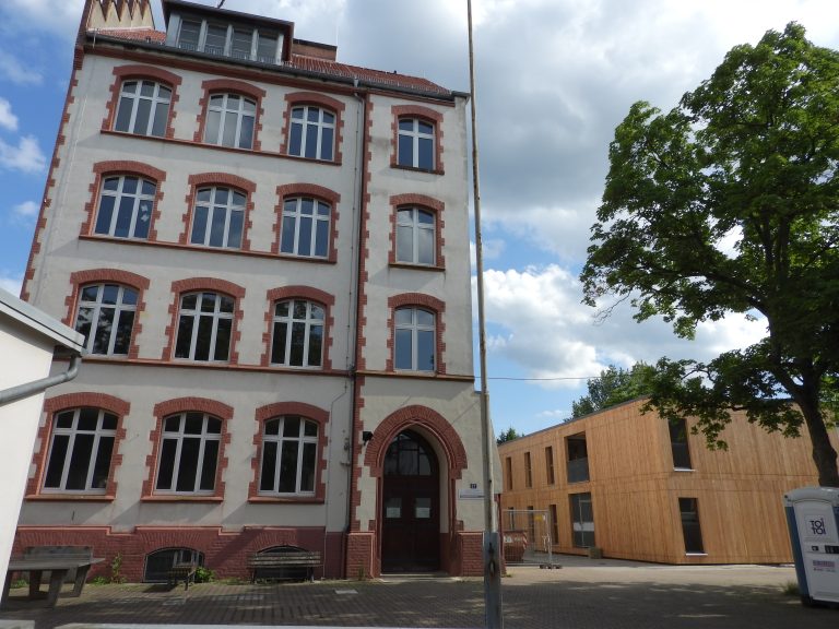 Unser Gelände nimmt Gestalt an